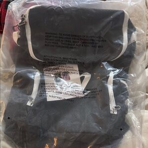 Kids Black and White Backpack